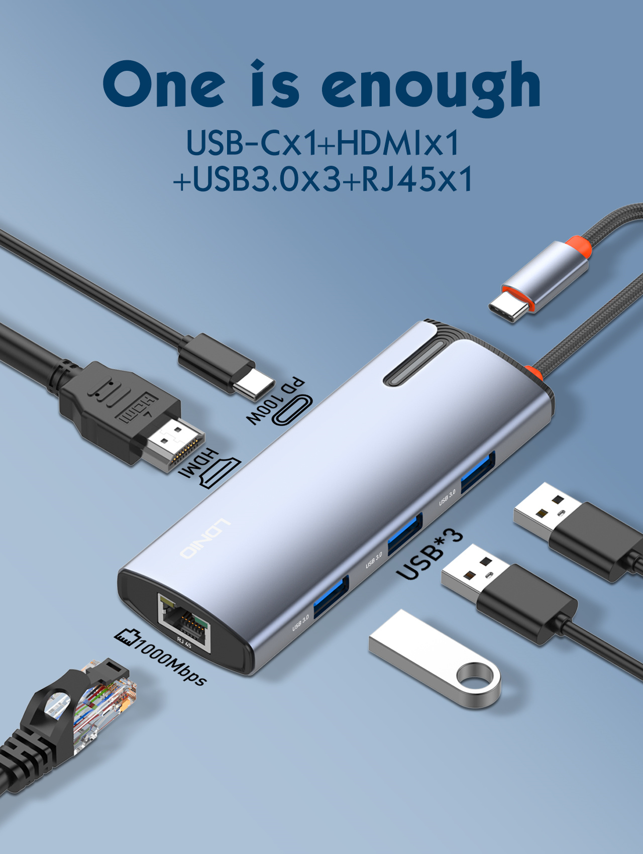 LDNIO-DS-16H-6-in-1-Typ-C-Docking-Station-USB-Adapter-mit-USB303--RJ45--USB-C-PD--HD-fuumlr-PC-Lapto-2024568-4